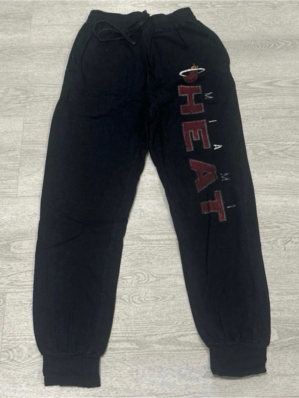 Miami Heat Black Logo Sweatpants